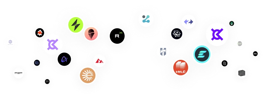 Illustration describing the ZkCloud ecosystem and its partners
